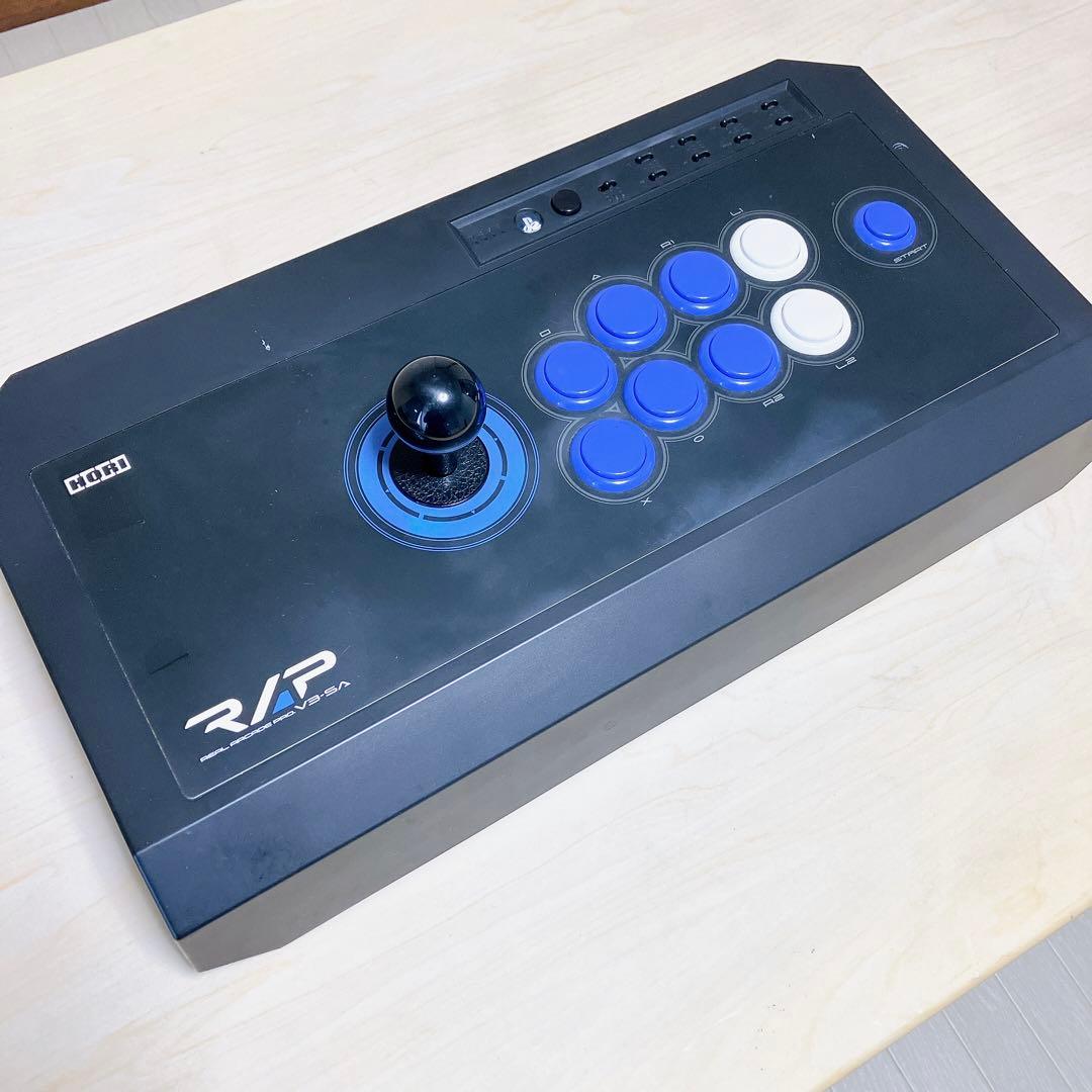 レア商品 HORI リアルアーケードPro.V3 SA  アケコン 希少 プロ HORI リアルアーケードPro V3 SA ホリ カラー ブラック×ダークブルー