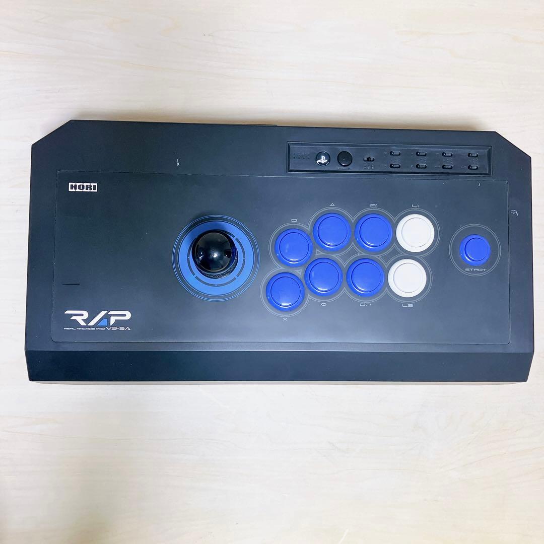 レア商品 HORI リアルアーケードPro.V3 SA  アケコン 希少 プロ HORI リアルアーケードPro V3 SA ホリ カラー ブラック×ダークブルー