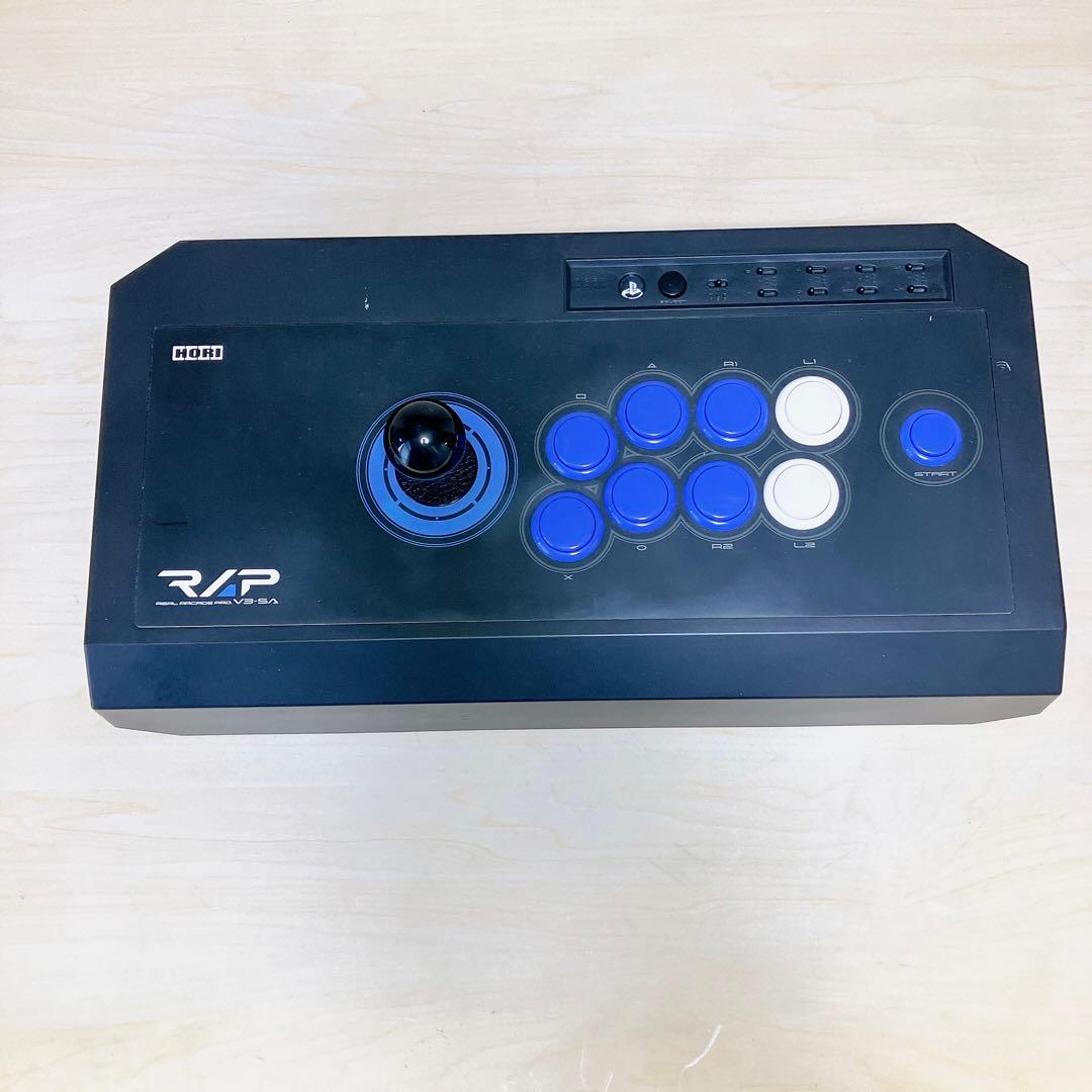 レア商品 HORI リアルアーケードPro.V3 SA  アケコン 希少 プロ HORI リアルアーケードPro V3 SA ホリ カラー ブラック×ダークブルー