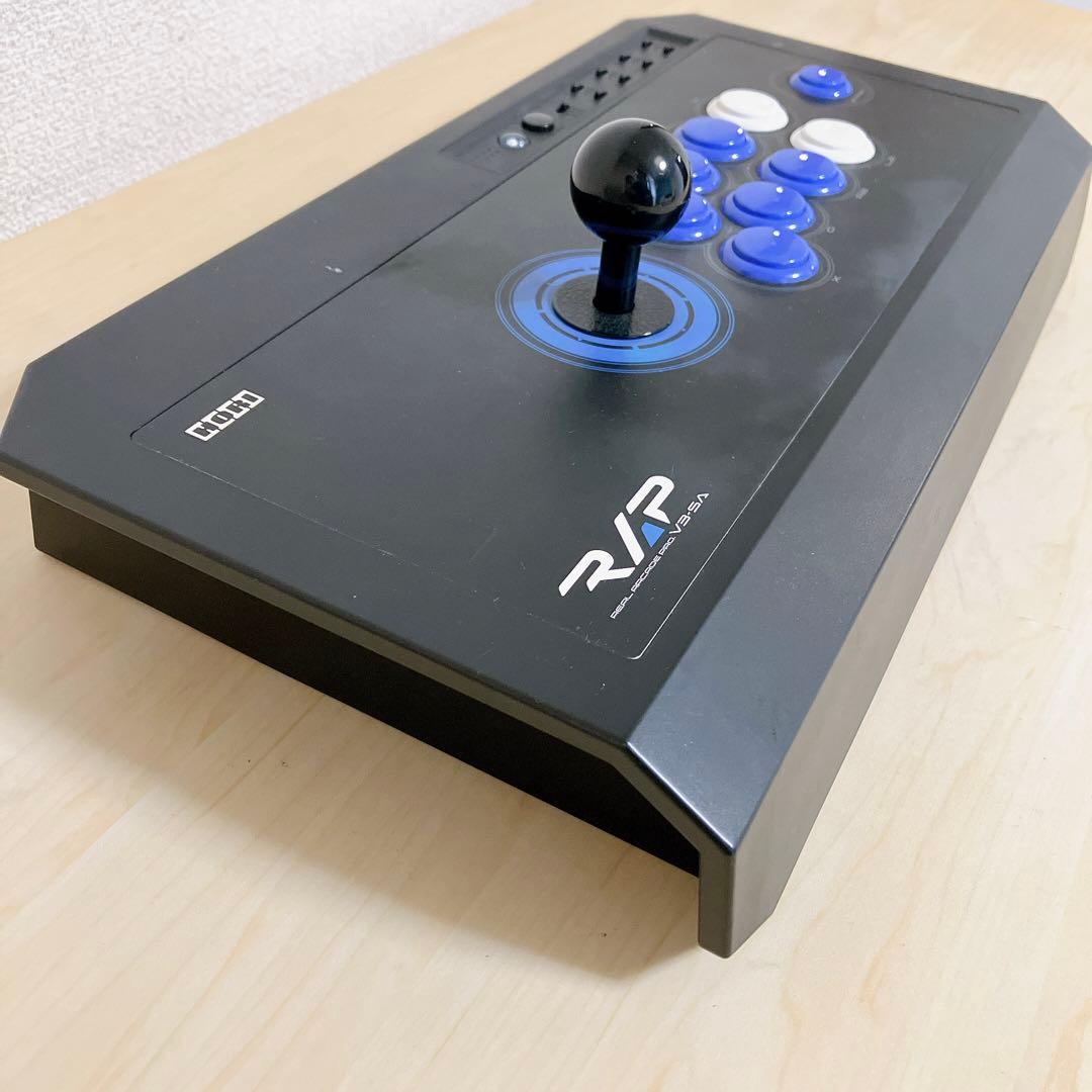 レア商品 HORI リアルアーケードPro.V3 SA  アケコン 希少 プロ HORI リアルアーケードPro V3 SA ホリ カラー ブラック×ダークブルー