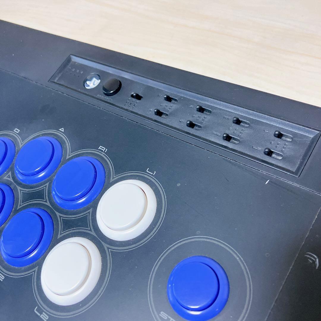 レア商品 HORI リアルアーケードPro.V3 SA  アケコン 希少 プロ HORI リアルアーケードPro V3 SA ホリ カラー ブラック×ダークブルー