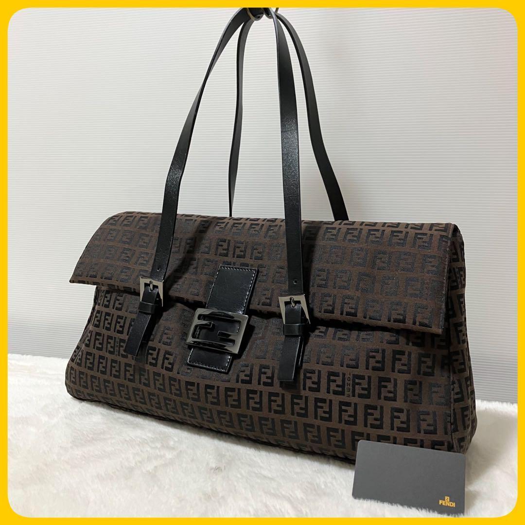 【限定セール！】 極美品 FENDI マンマバケット トートバッグ ズッキーノ バッグ