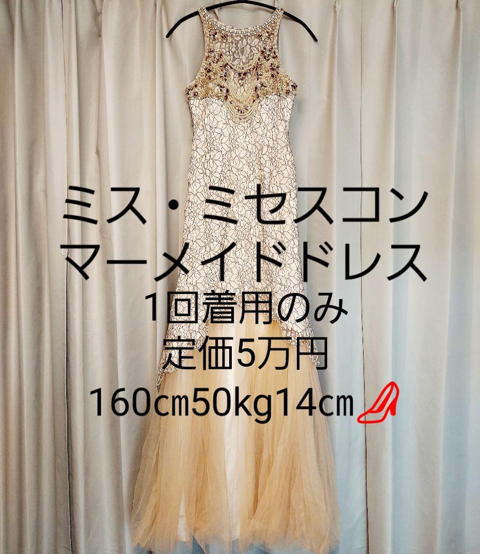 【1回着用美品】ミスコン ミセスコン パーティー イブニング 演奏会 ドレス