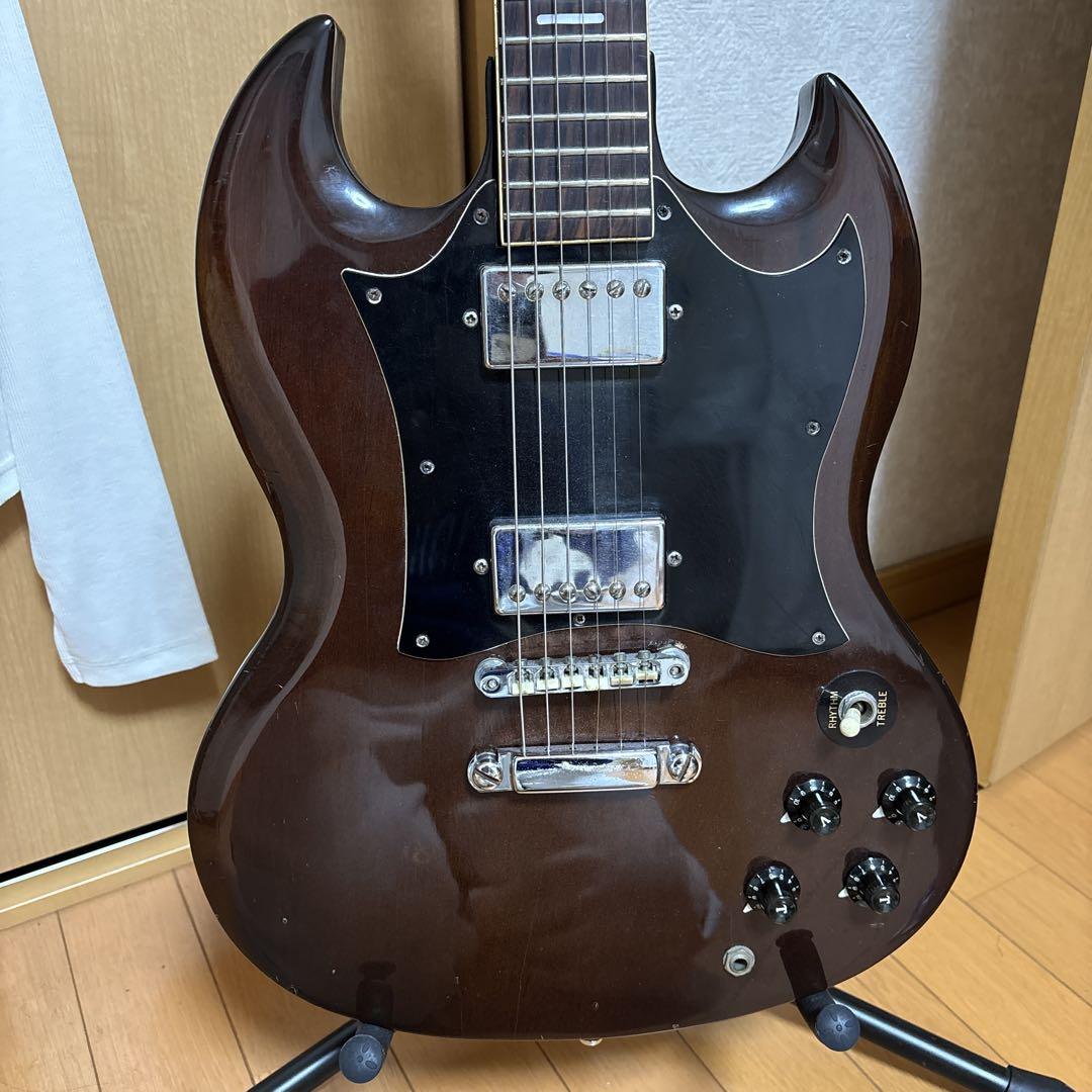 ブラウン SGスタイル エレキギター