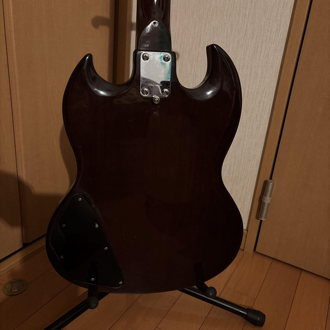 ブラウン SGスタイル エレキギター