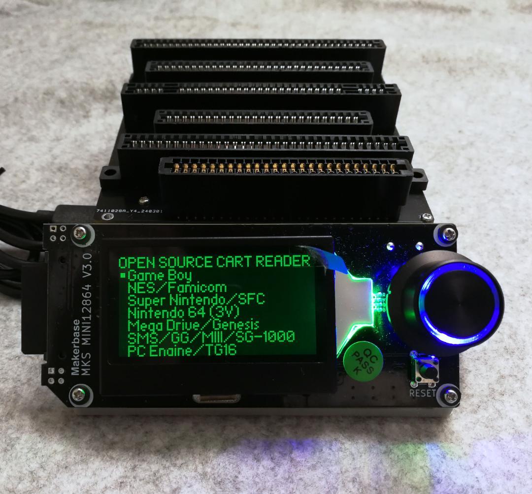 CartridgeReader V5 SA1対応 自動電圧選択【ライトグリーン】 テレビゲーム
