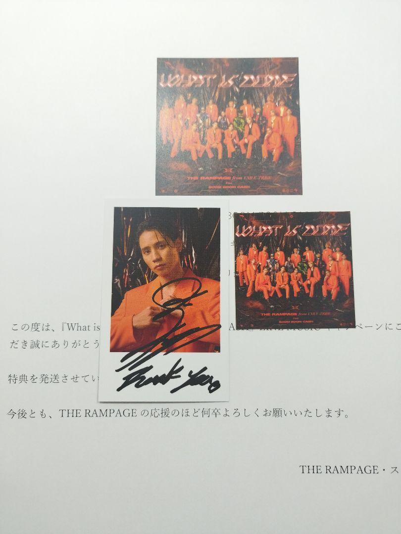 THERAMPAGE 神谷健太 直筆 サイン チェキ THERAMPAGE 神谷健太 直筆 サイン チェキ（陣・神谷健太・吉野北