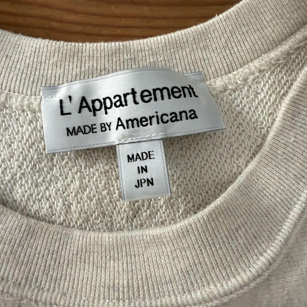 アパルトモンamericana 3/4 Sleeve Sweat プルオーバー