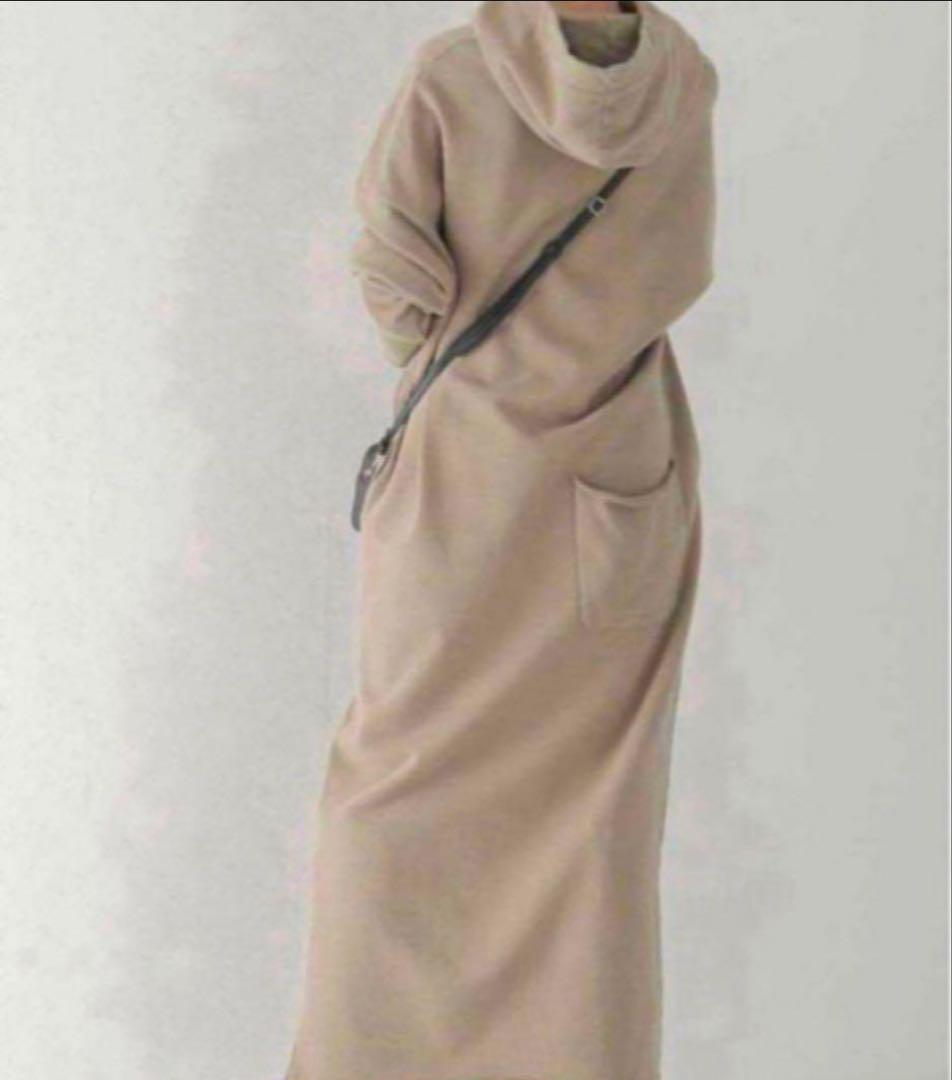 Plage biowash hoodie ワンピース ロングマキシ丈 ワンピース