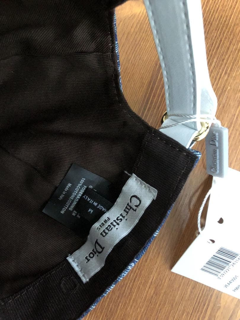 Dior デニムロゴキャップ