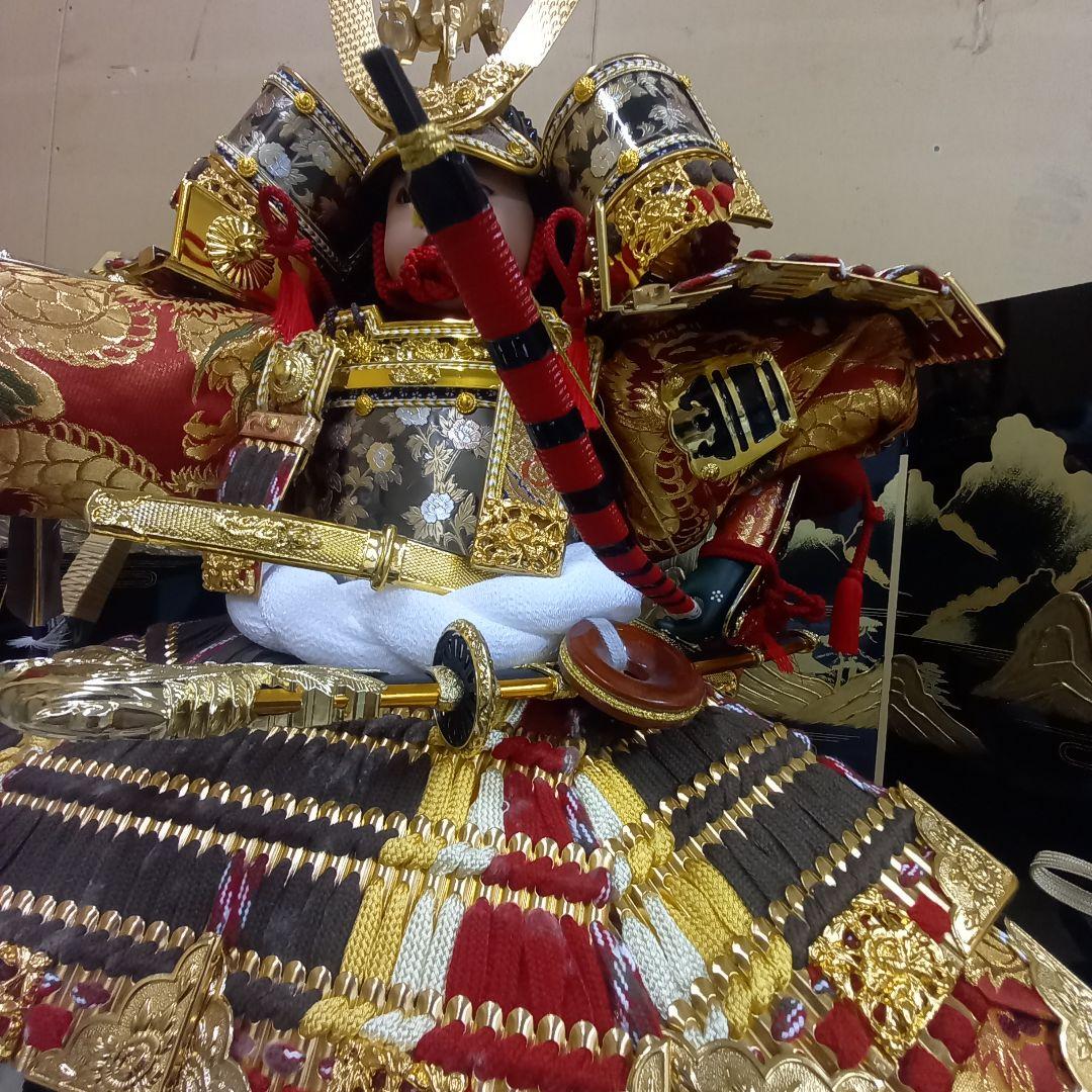 伝統手工芸 大将の大鎧着用