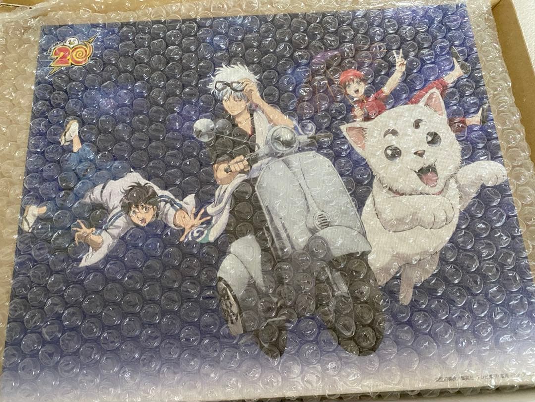 銀魂 20周年記念ビジュアル キャンバスボード目立った傷や汚れなし