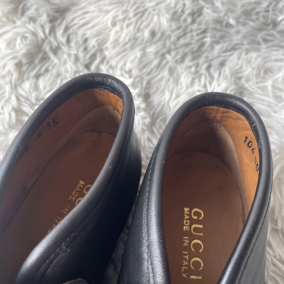 【未使用級】GUCCI グッチ ビット シューズ 35 ブラック
