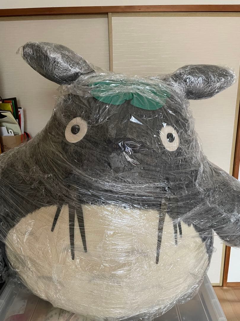 特大大トトロ 葉っぱ頭に乗せてますスタジオジブリ