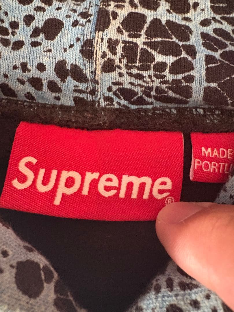 SUPREME (シュプリーム) 19SS マーブル プルオーバーパーカー SUPREME (シュプリーム) 19SS マーブル プルオーバーパーカー