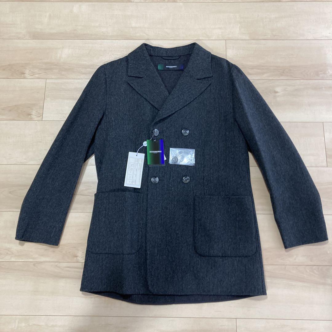 DESIGNWORKS デザインワークス　コート　ウール100％　アバハウス
