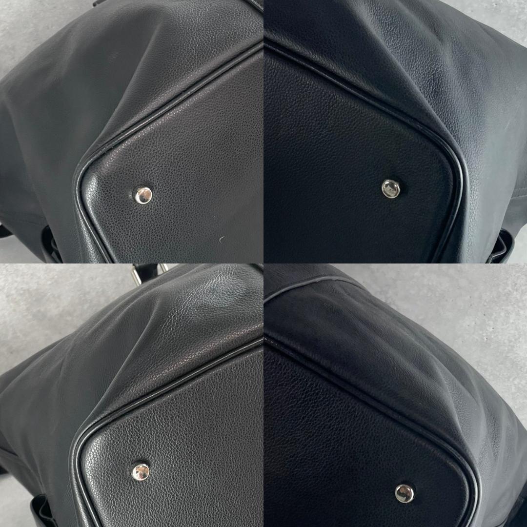 未使用級✨コーチ 2way ボストンバッグ レザー ロゴ型押し ブラック 未使用級✨コーチ 2way ボストンバッグ レザー ロゴ型押し ブラック