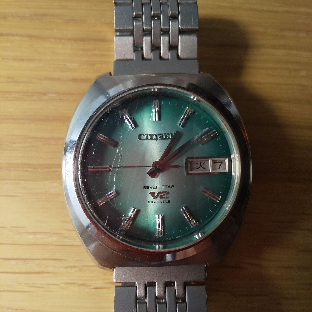 シチズン セブンスター V2 24石 稼働品-connectedremag.com