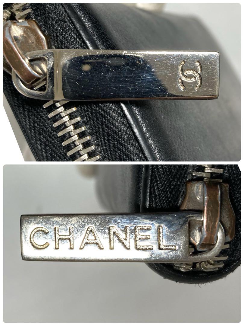 CHANEL シャネル　ブリリアント　レザー　ラウンドファスナー　長財布
