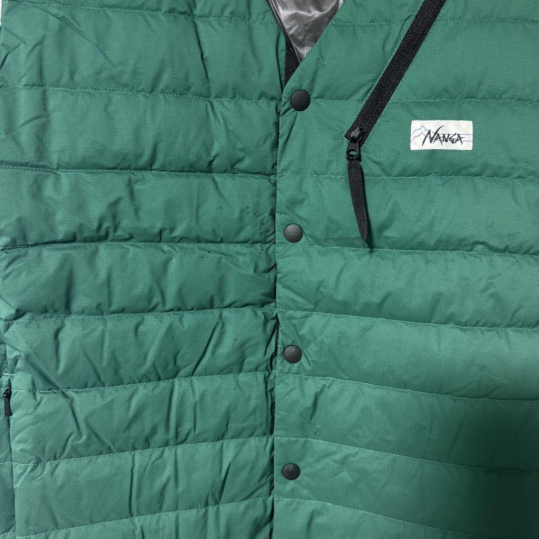 NANGA MOONLOID別注 WHITE LABEL ダウンベスト M