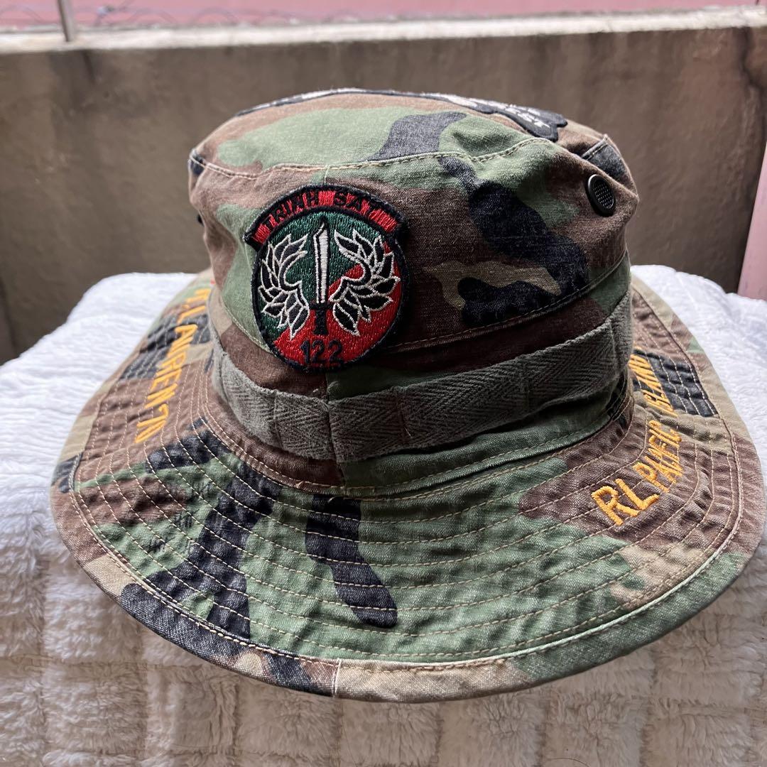 polo by ralph lauren 迷彩　カモフラ　hat  ハット　L