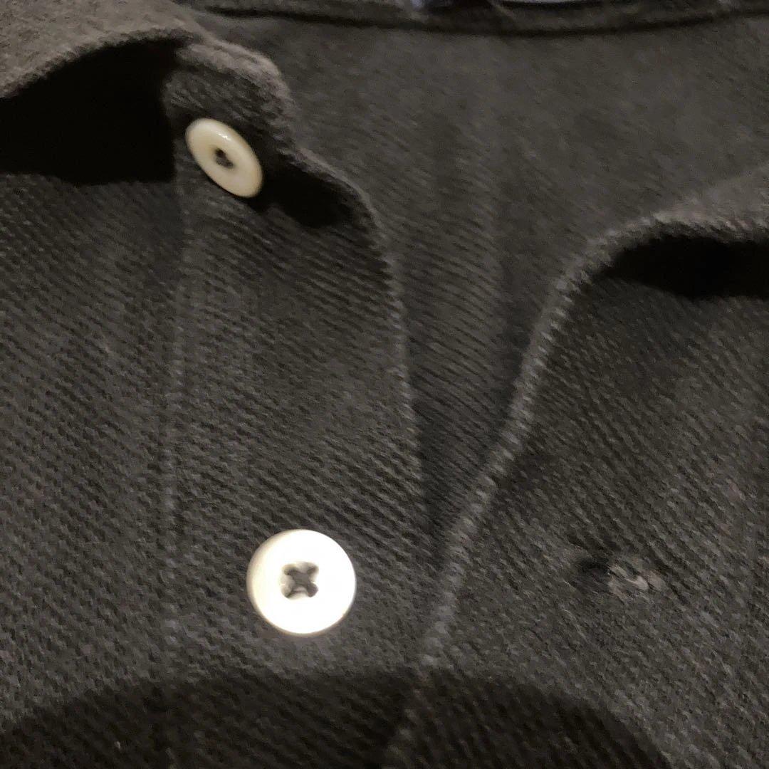 FRED PERRY フレッドペリー　刺繍ロゴ　リブライン　半袖　ポロシャツ 美品】フレッドペリー 半袖ポロシャツ 刺繍ロゴ リブライン