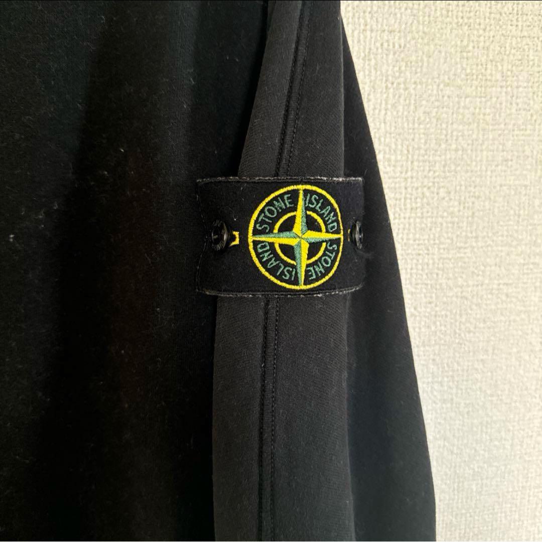 STONE ISLAND 黒 スウェット トップス