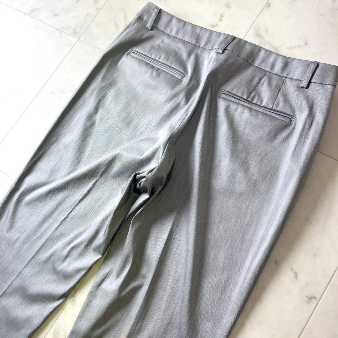 23区 セットアップ 40 パンツスーツ 通勤 ビジネス フォーマル L グレー