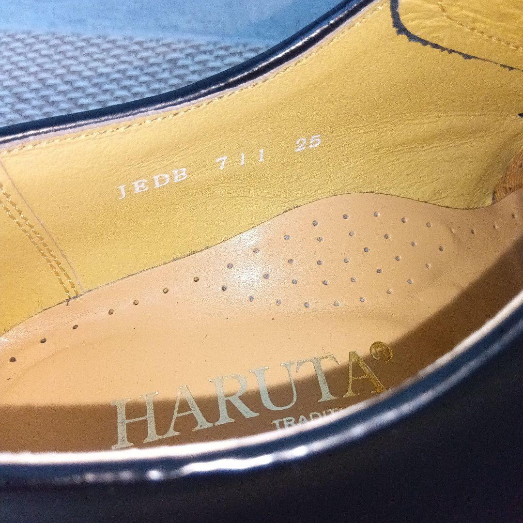 【極美品】HARUTA ハルタ ポストマンシューズ プレーントゥ 25cm 黒