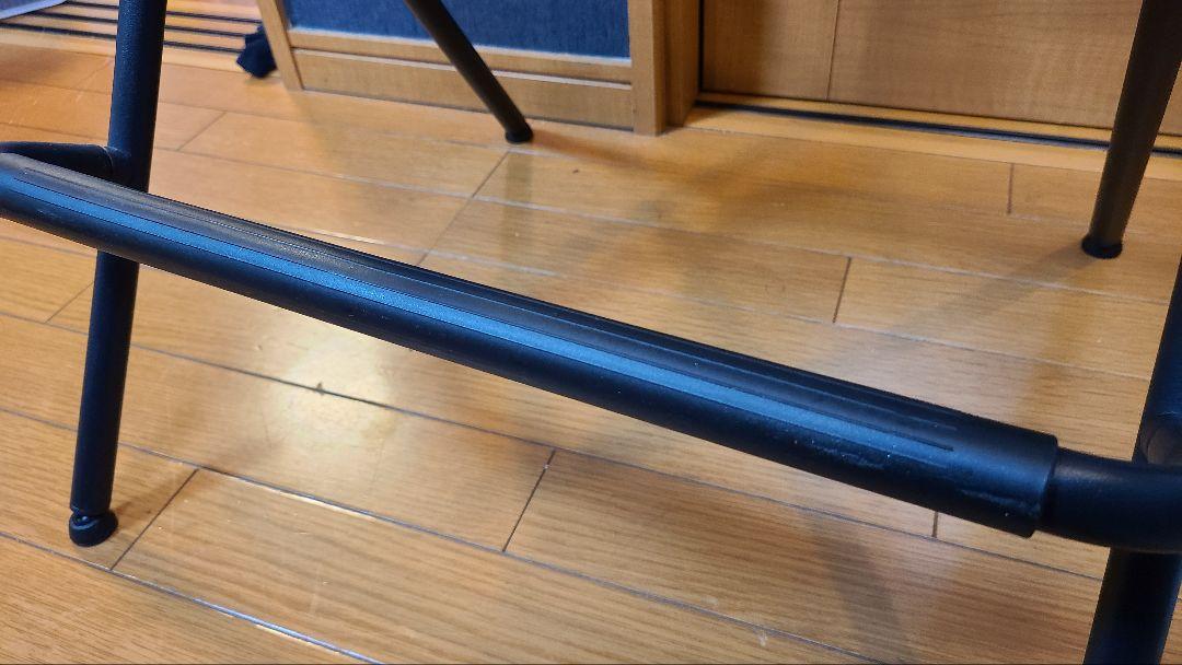 イケア 折りたたみ式バースツール 座面63cm ブラック