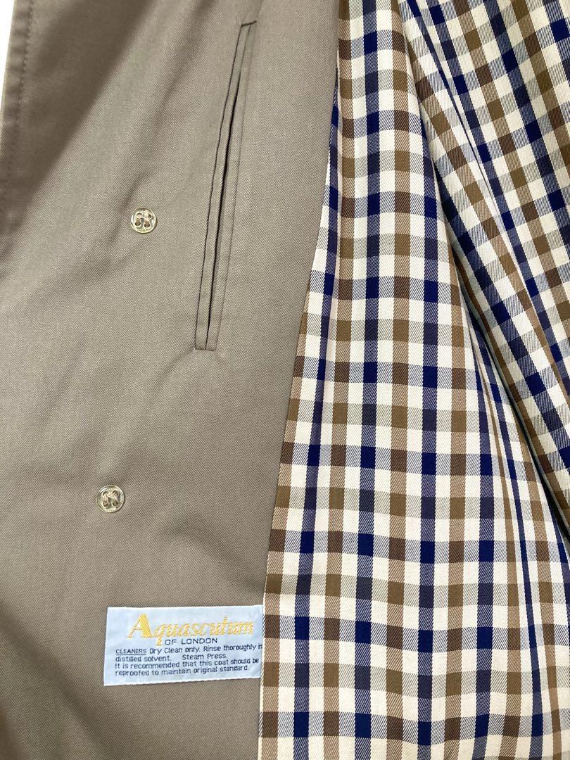 【Aquascutum】アクアスキュータム　ステンカラーコート