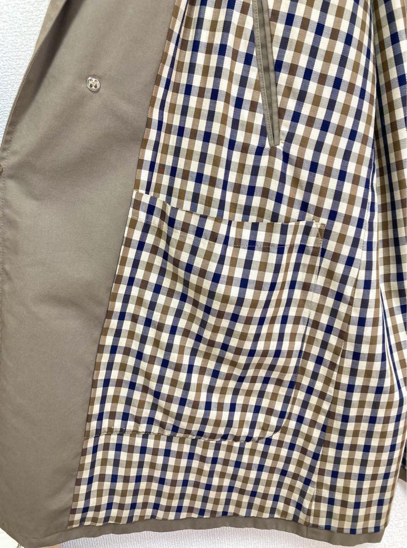 【Aquascutum】アクアスキュータム　ステンカラーコート