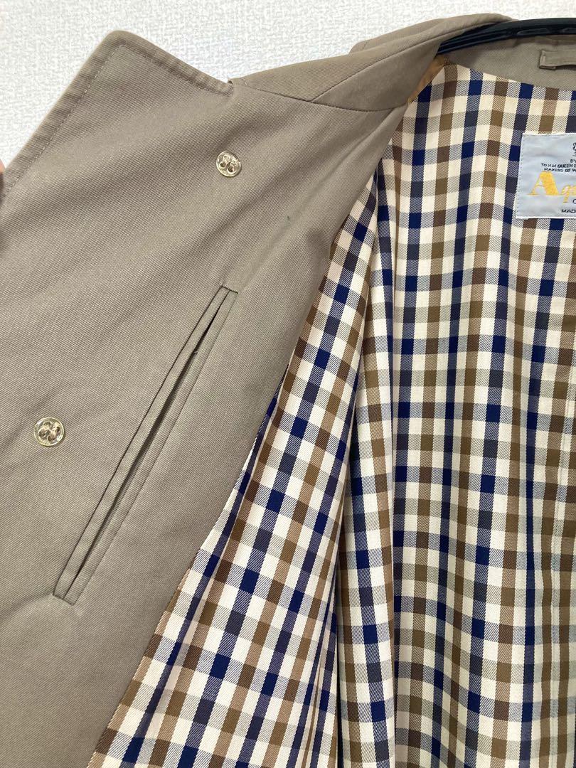 【Aquascutum】アクアスキュータム　ステンカラーコート