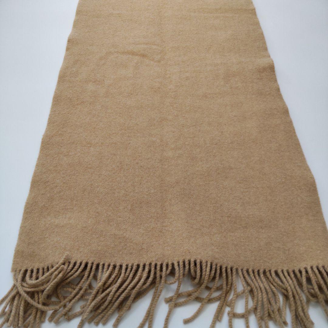 美品 アソースメレ 大判 フリンジ ストール ショール マフラー ベージュ 美品 アソースメレ 大判 フリンジ ストール ショール マフラー ベージュ
