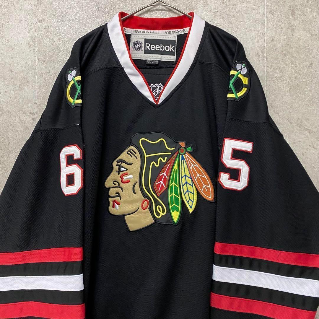 レア未使用4XL☆ユーロ輸入】リーボック NHLブラックホークス レア未使用4XL☆ユーロ輸入】リーボック NHLブラックホークス