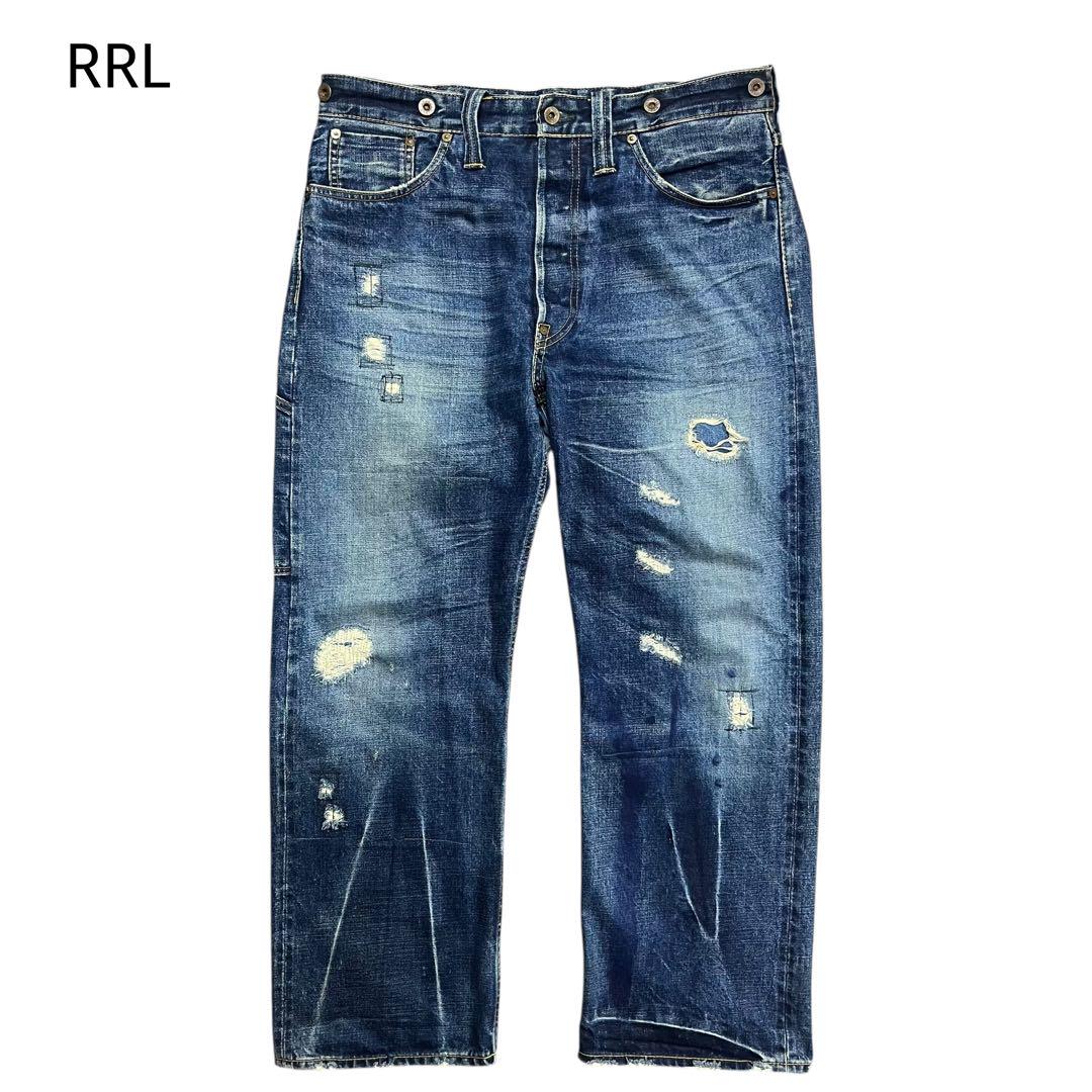 希少 RRL ボルチモア 2nd デニム パンツ ジョニーデップ 34×30