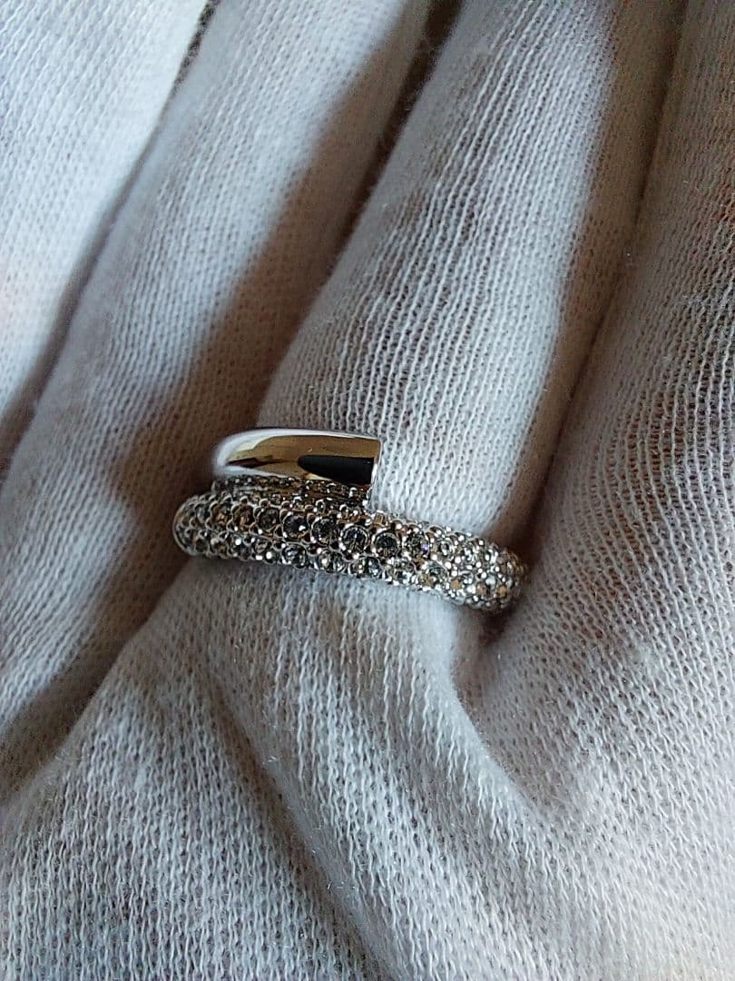 スワロフスキー Dextera リング シルバー 58 SWAROVSKI スワロフスキー Dextera リング 追跡送料関税込み