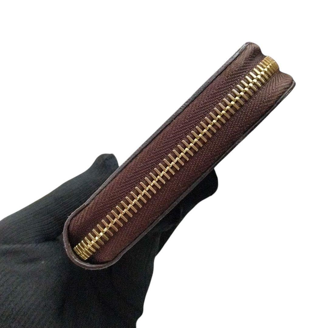 美品 ルイヴィトン ダミエ エベヌ ジッピーウォレット 長財布 ラウンドジップ