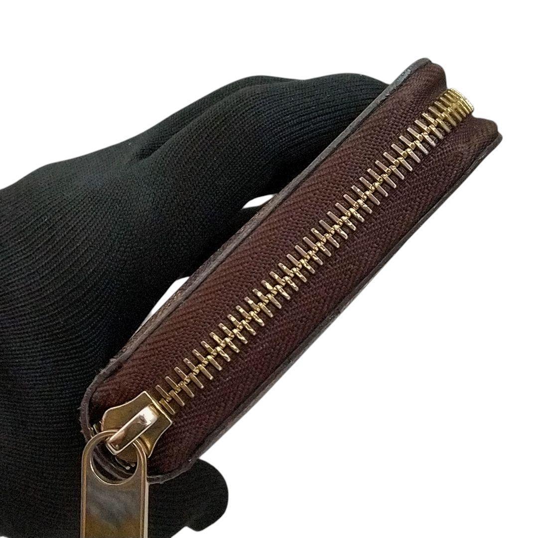 美品 ルイヴィトン ダミエ エベヌ ジッピーウォレット 長財布 ラウンドジップ