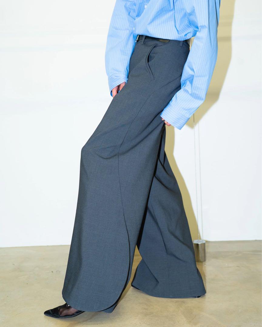 【タグ付き】goatessence SIDE SLIT WIDE PANTS
