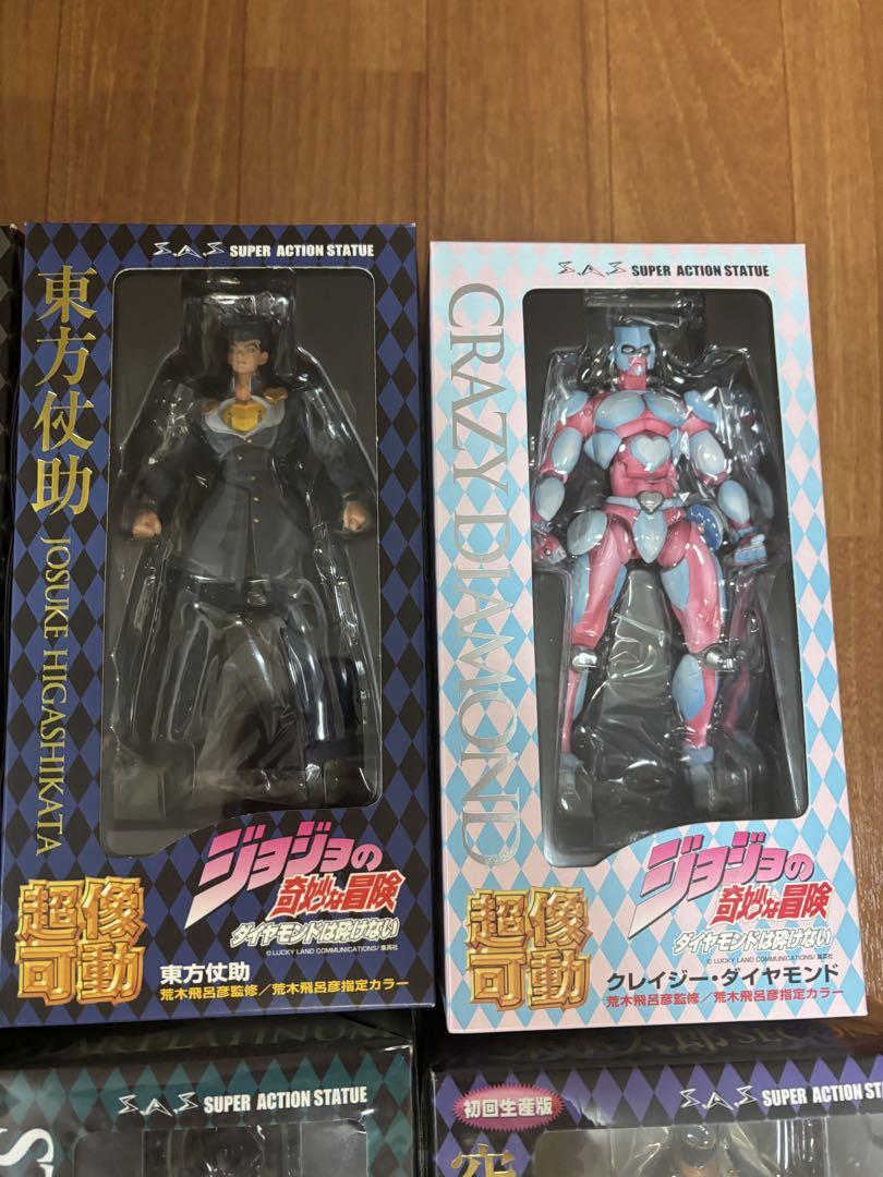 【未開封】ジョジョの奇妙な冒険　（初版）超像稼働　8体セット　たましいステージ付