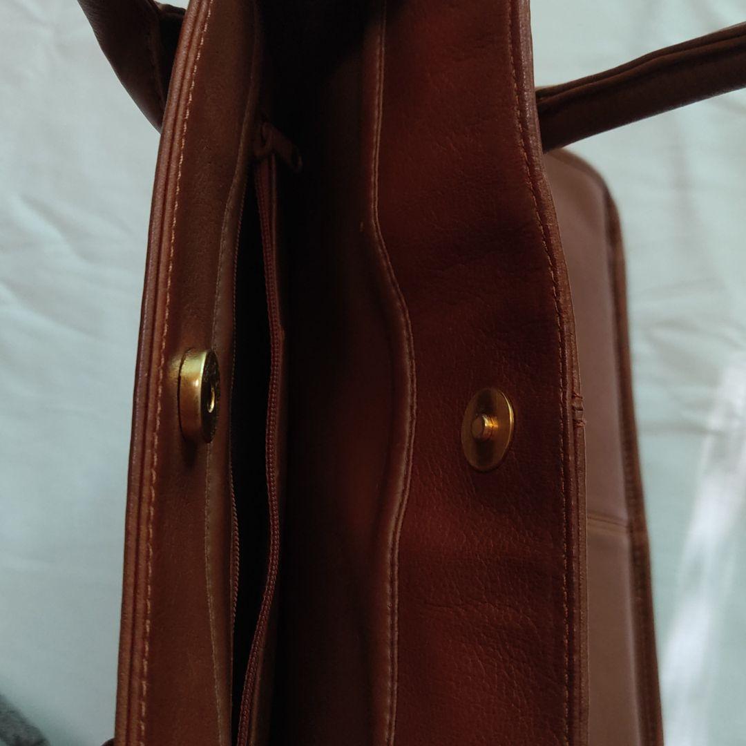 GENUINE LEATHER　ジェニュインレザー　トートバッグ　レザーバッグ