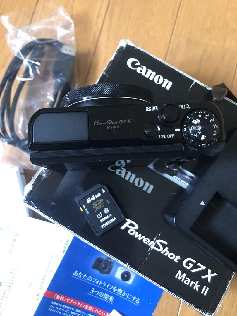 (セール)【美品】Canon パワーショット G7X MarkⅡ 一式 画像9