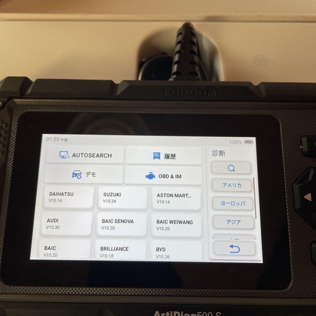 OBD2診断機　TOPDON ArtDiag500S