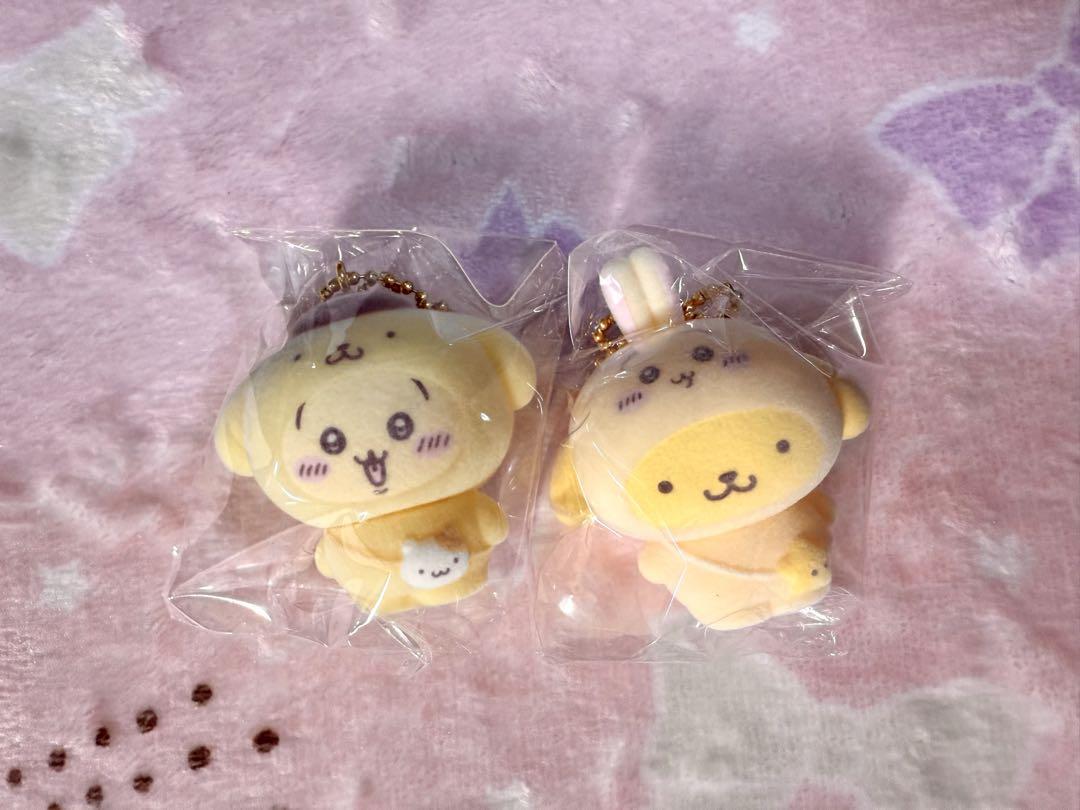 ちいかわ シークレットフロッキーマスコットチャーム うさぎ ポムポムプリン