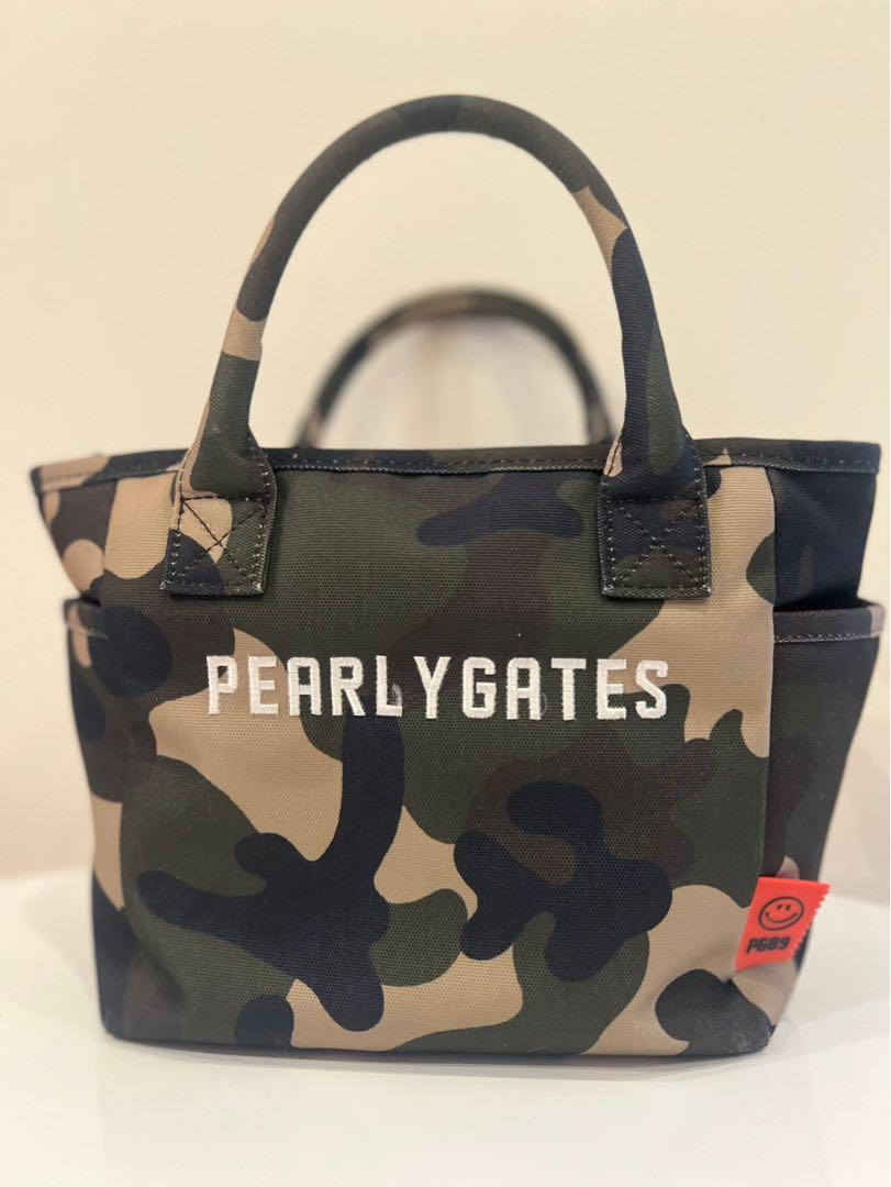美品★PEARLY GATES パーリーゲイツ カモフラ柄ミニトートBag