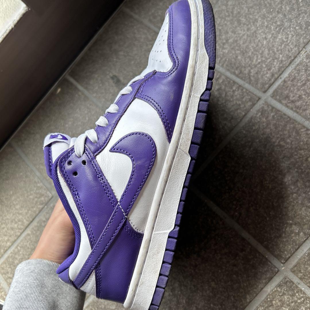 NIKEダンクロー　コートパープル