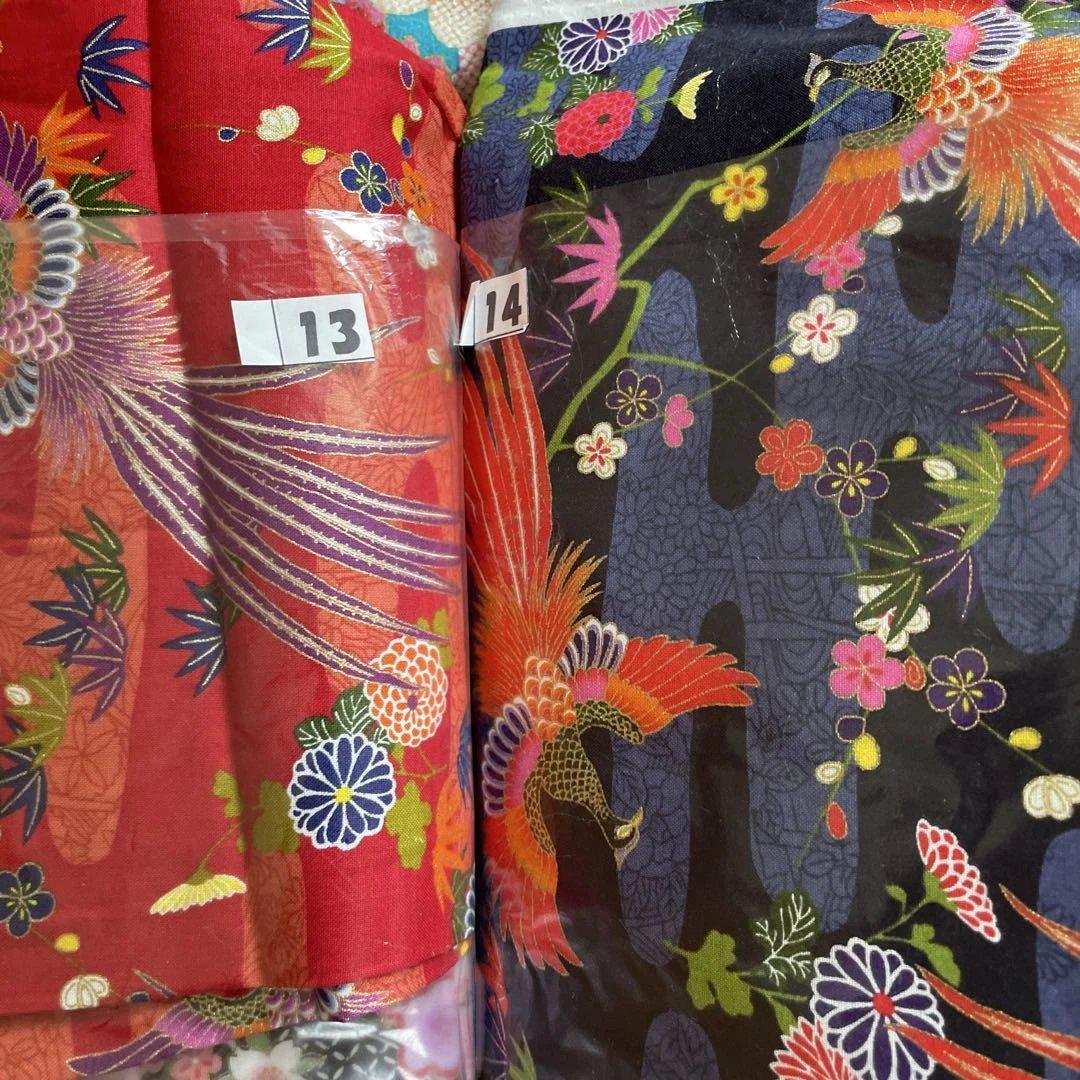 オーダー製作品の生地見本　生地⑤のページです。和柄❣️