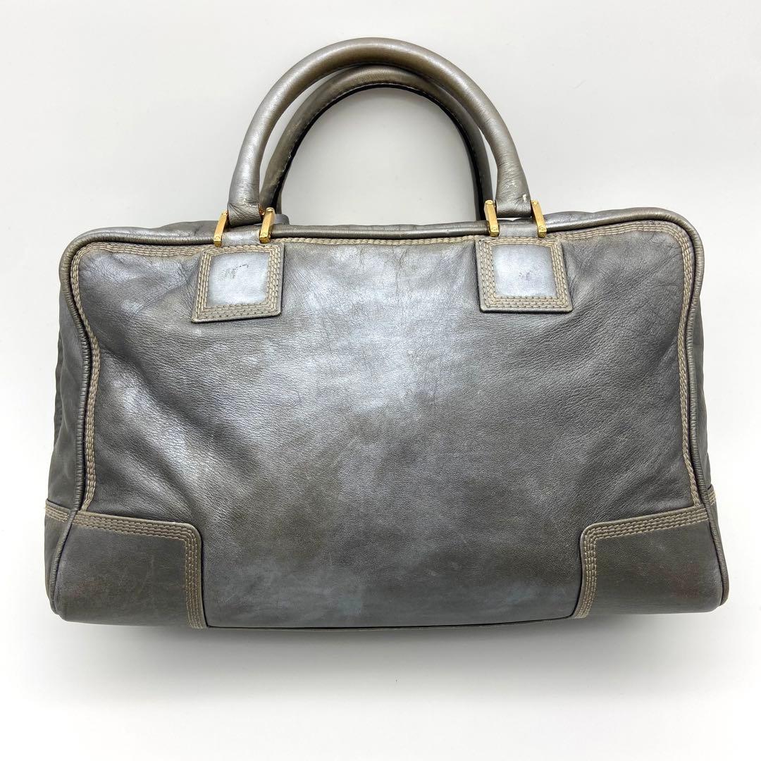 【お得！】ロエベ　アマソナ36　ハンドバッグ　シルバー