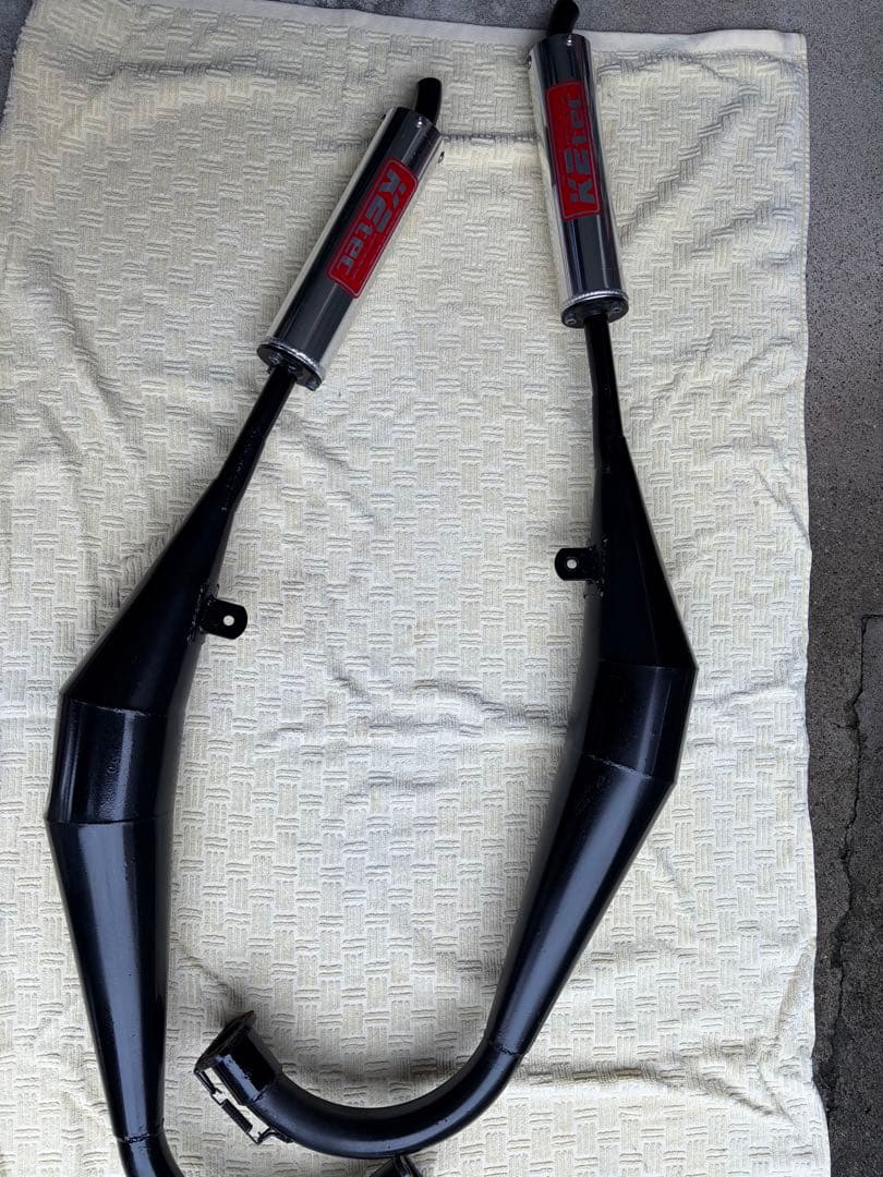 RZ250R K2テックスチールチャンバーやや傷や汚れあり